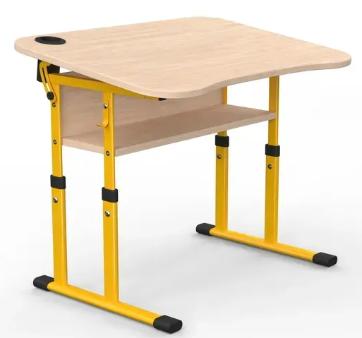 Стіл учнівський ПО регульований №4-6/600х500 МФ Вересень